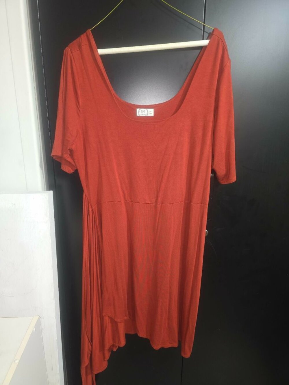 Maurices 24/7 XXL Rust Orange Tunic Dress